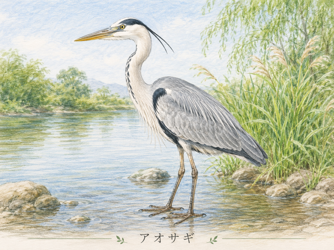 アオサギとは？日本で見られる大型サギの特徴・生息地・鳴き声・食べ物・コロニーまで完全ガイド