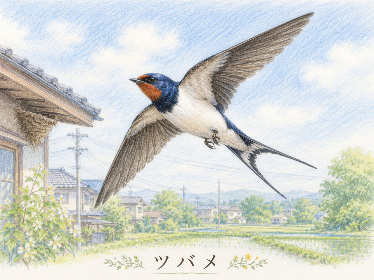 ツバメとは？日本で見られるツバメの特徴・生息地・鳴き声・季節を完全ガイド