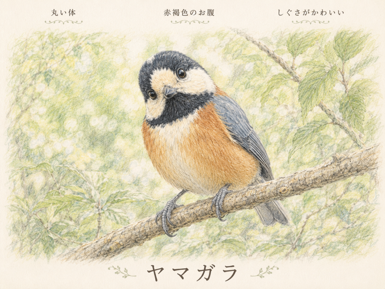 ヤマガラがかわいいと言われる理由