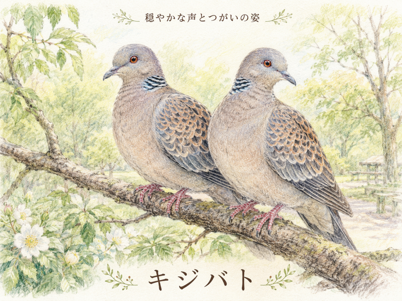 キジバトは幸運の鳥?