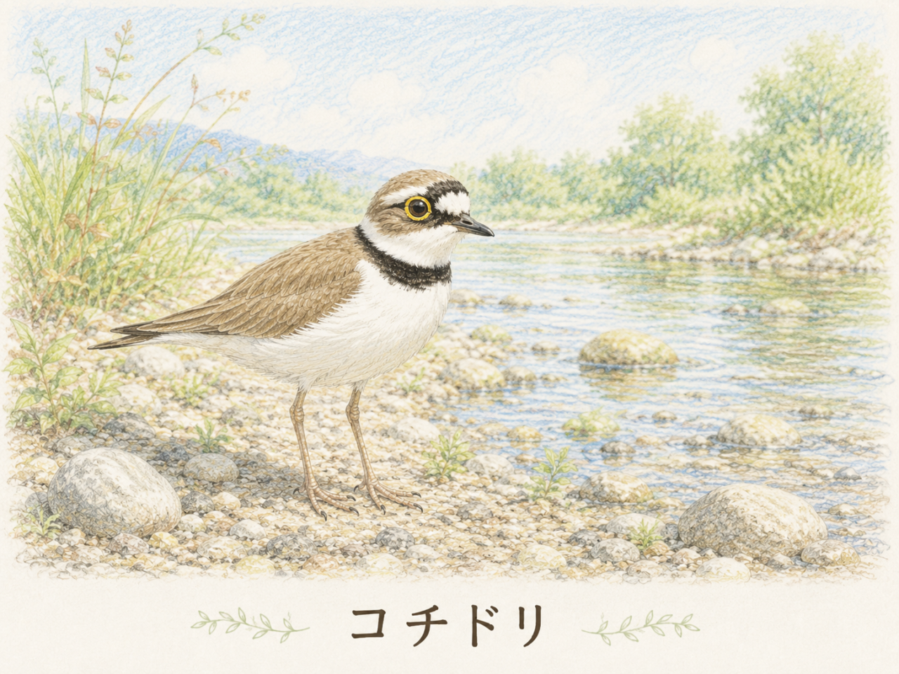 コチドリの魅力｜小さな体に詰まった水辺の生命感