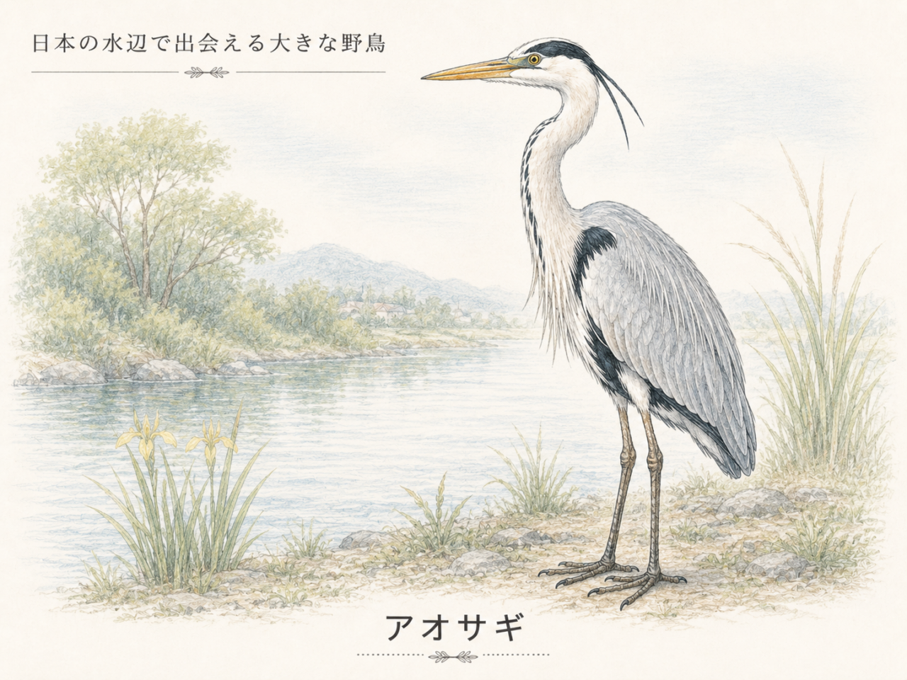 まとめ｜アオサギは日本の水辺で出会える身近で奥深い野鳥