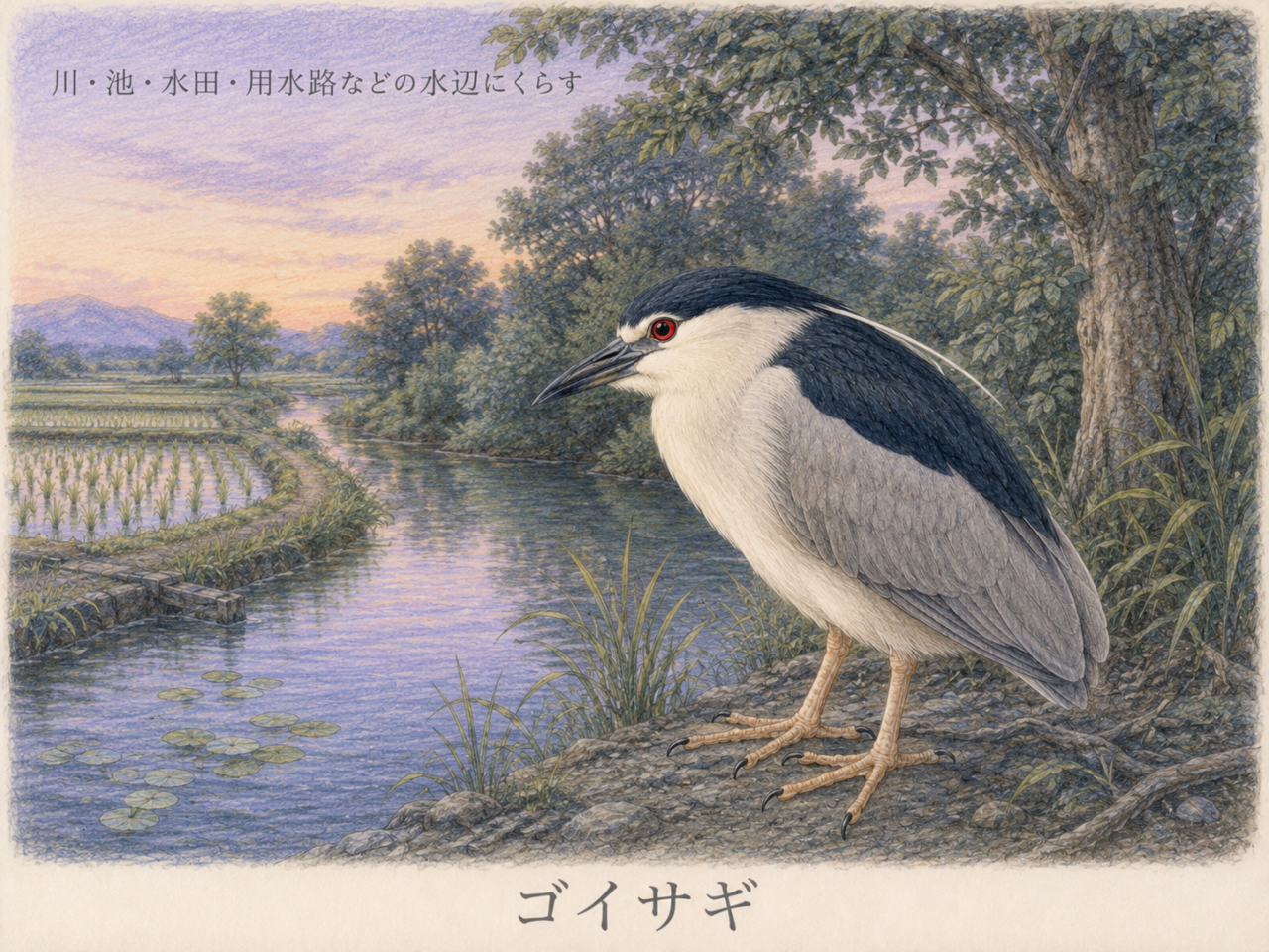 ゴイサギの生息地