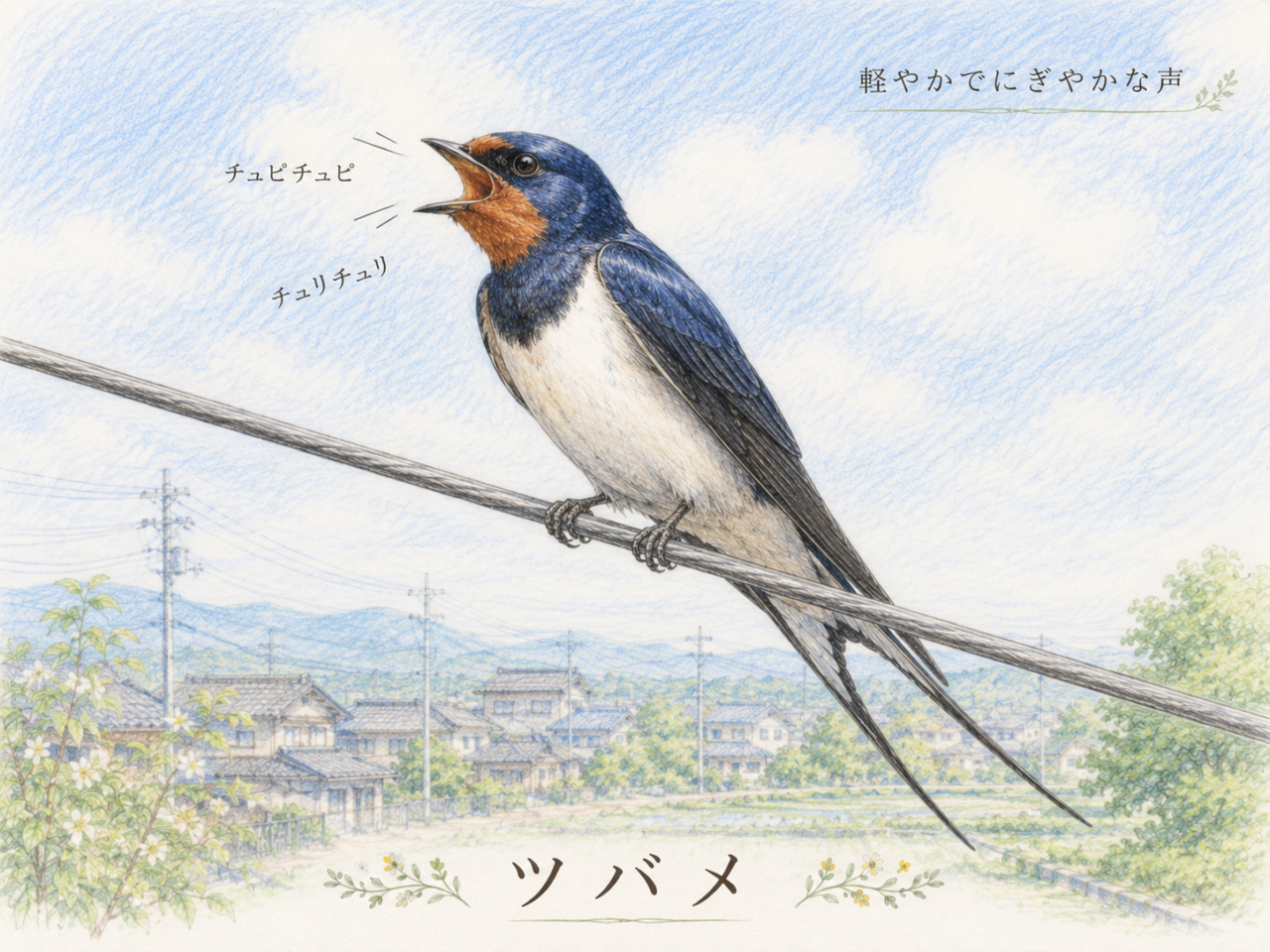 ツバメの鳴き声