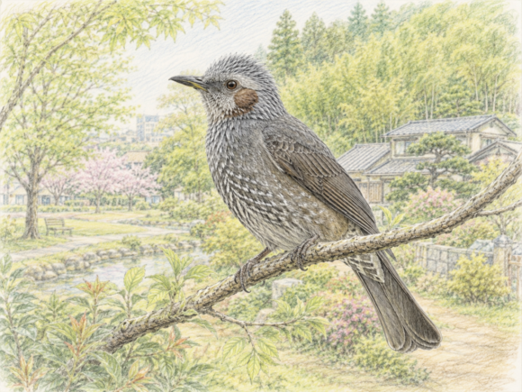 ヒヨドリとは?日本で身近に見られる野鳥の特徴・鳴き声・生息地・食べ物・季節を初心者向けに解説 | 野鳥情報.com