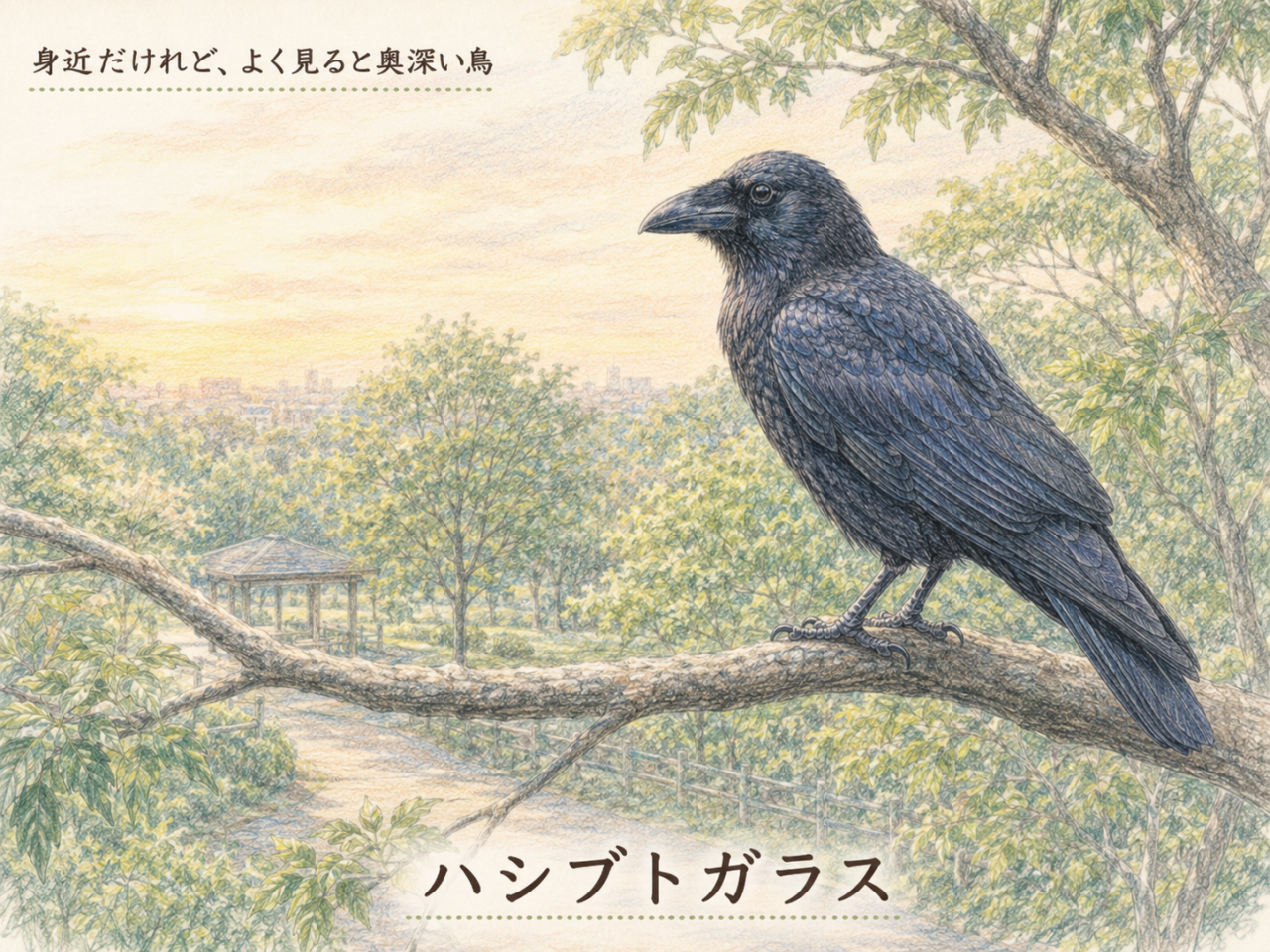 ハシブトガラスの魅力