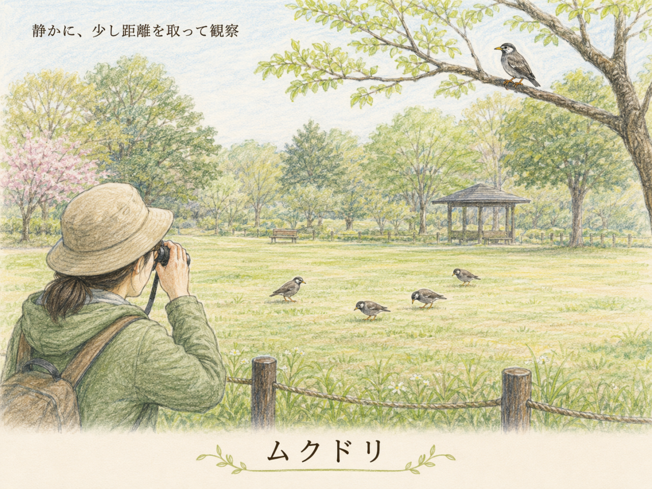初心者向けムクドリ観察のポイント