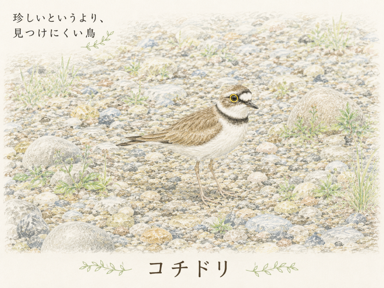 コチドリは珍しい鳥？身近だが見つけにくい野鳥