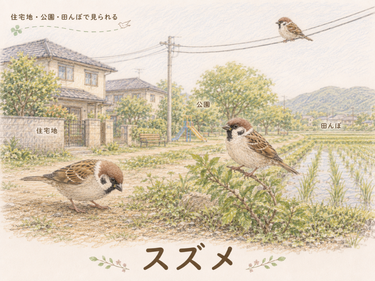 スズメの生息地｜日本ではどこで見られる？