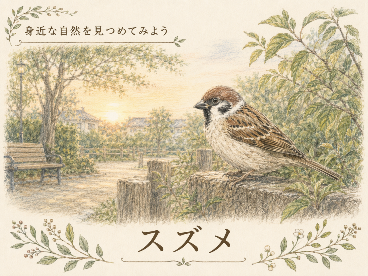 スズメの魅力は「身近さ」の中にある