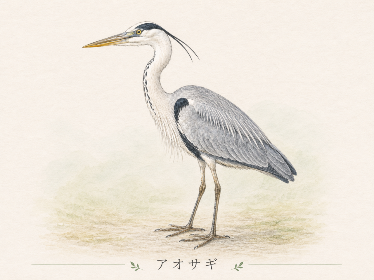 アオサギとは？日本の水辺で見られる大型のサギ