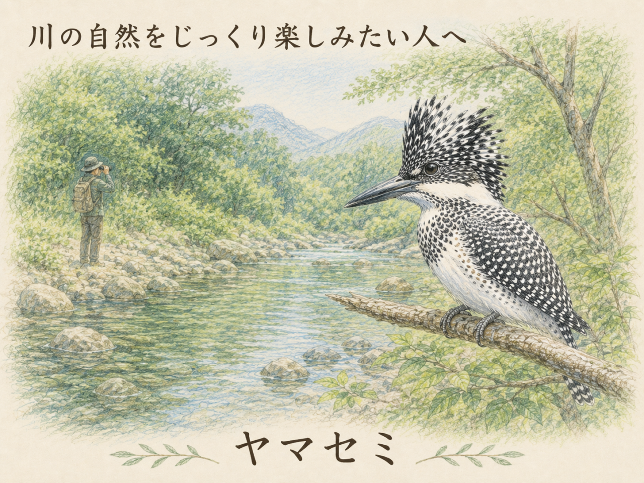 ヤマセミはどんな人におすすめの野鳥?