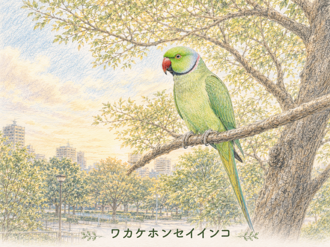 まとめ：ワカケホンセイインコは都市で出会える外来性のインコ