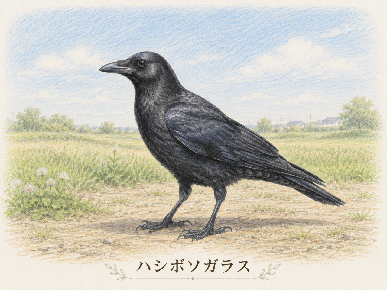 ハシボソガラスとはどんな鳥?