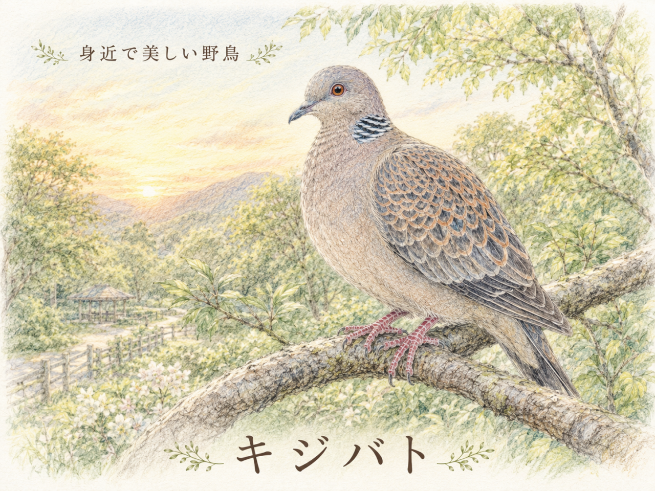 キジバトの魅力