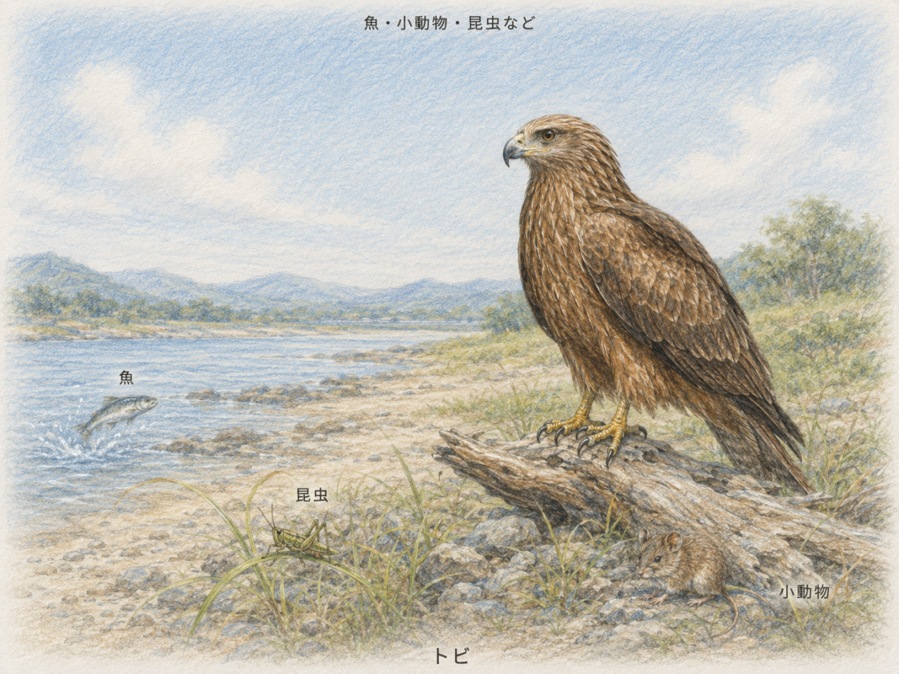 トビの食べ物は？何を食べている？