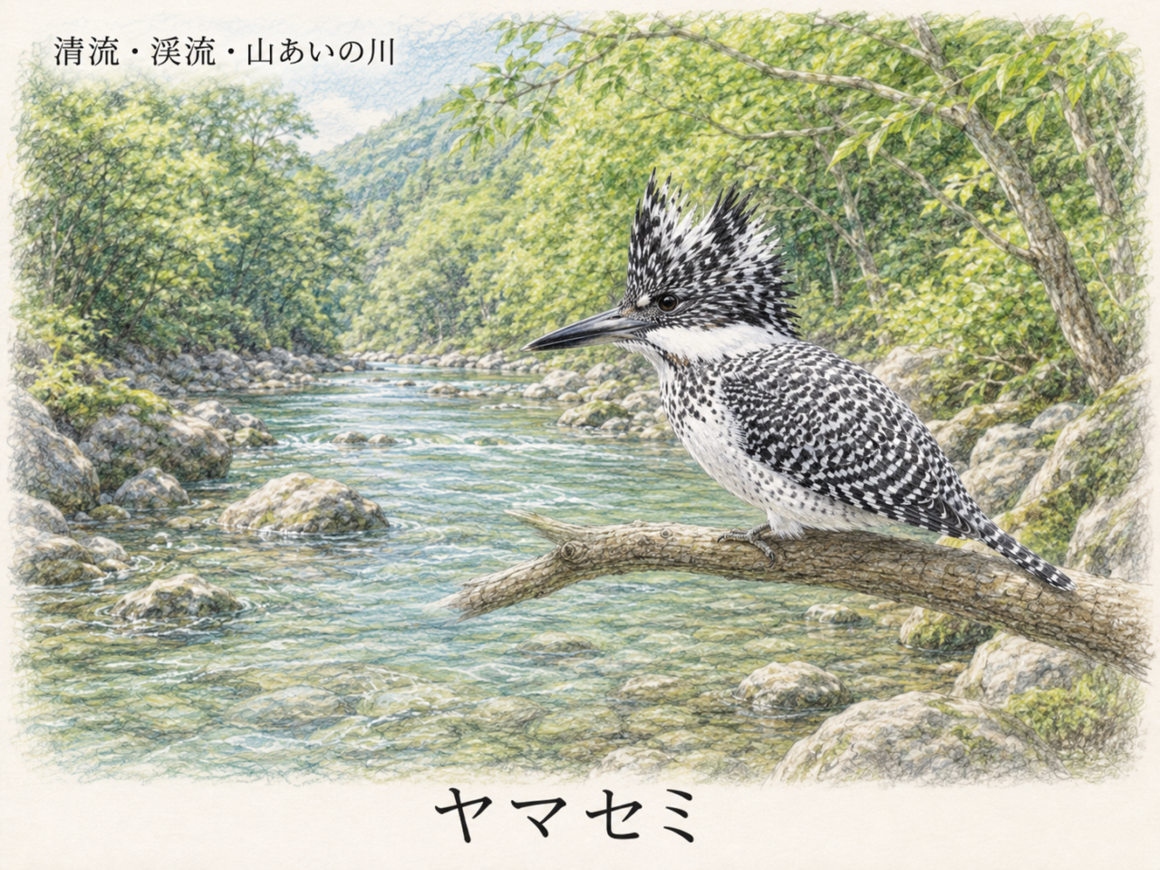 ヤマセミは日本のどこにいる?生息地の考え方
