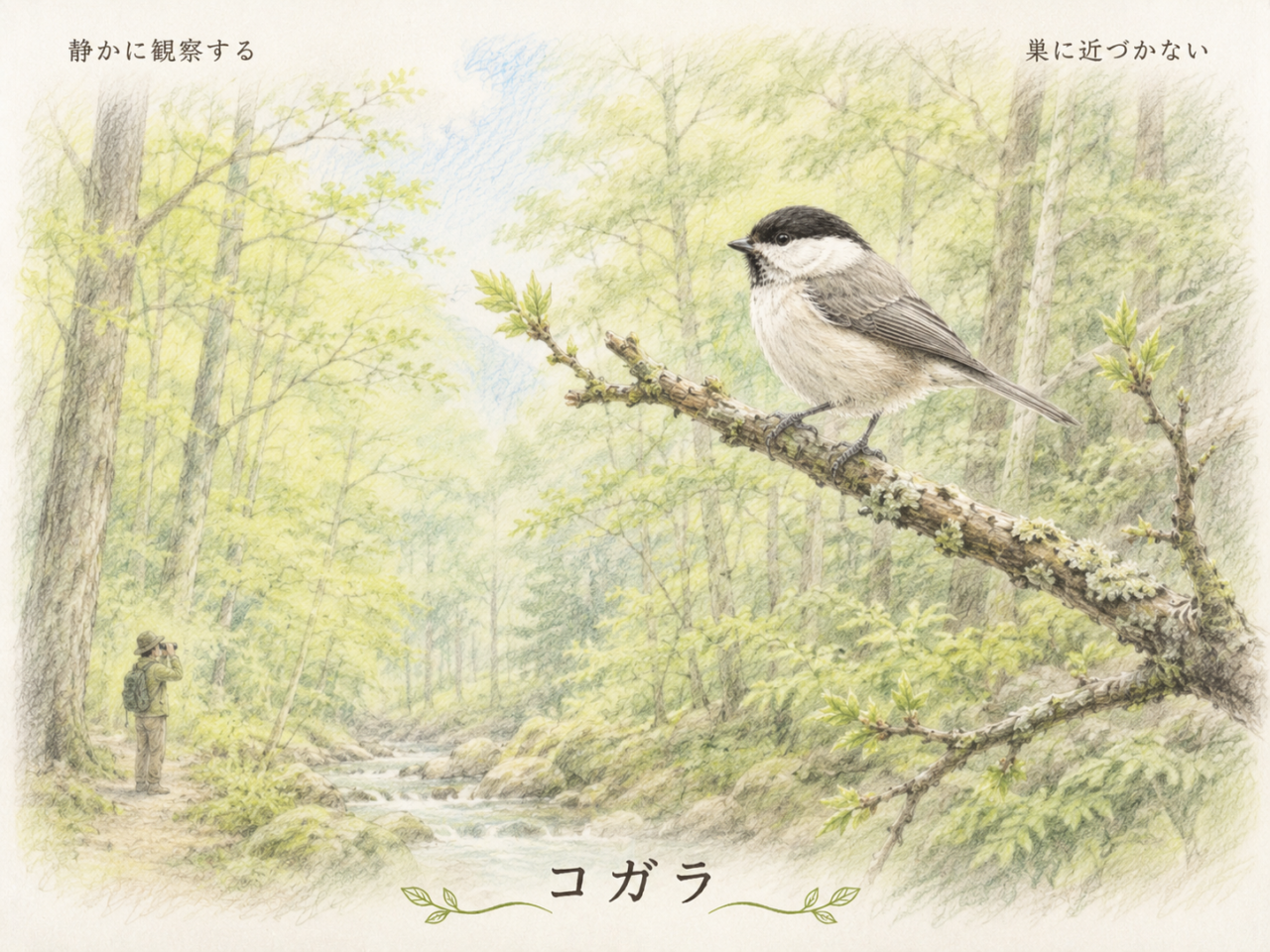 コガラ観察のマナー