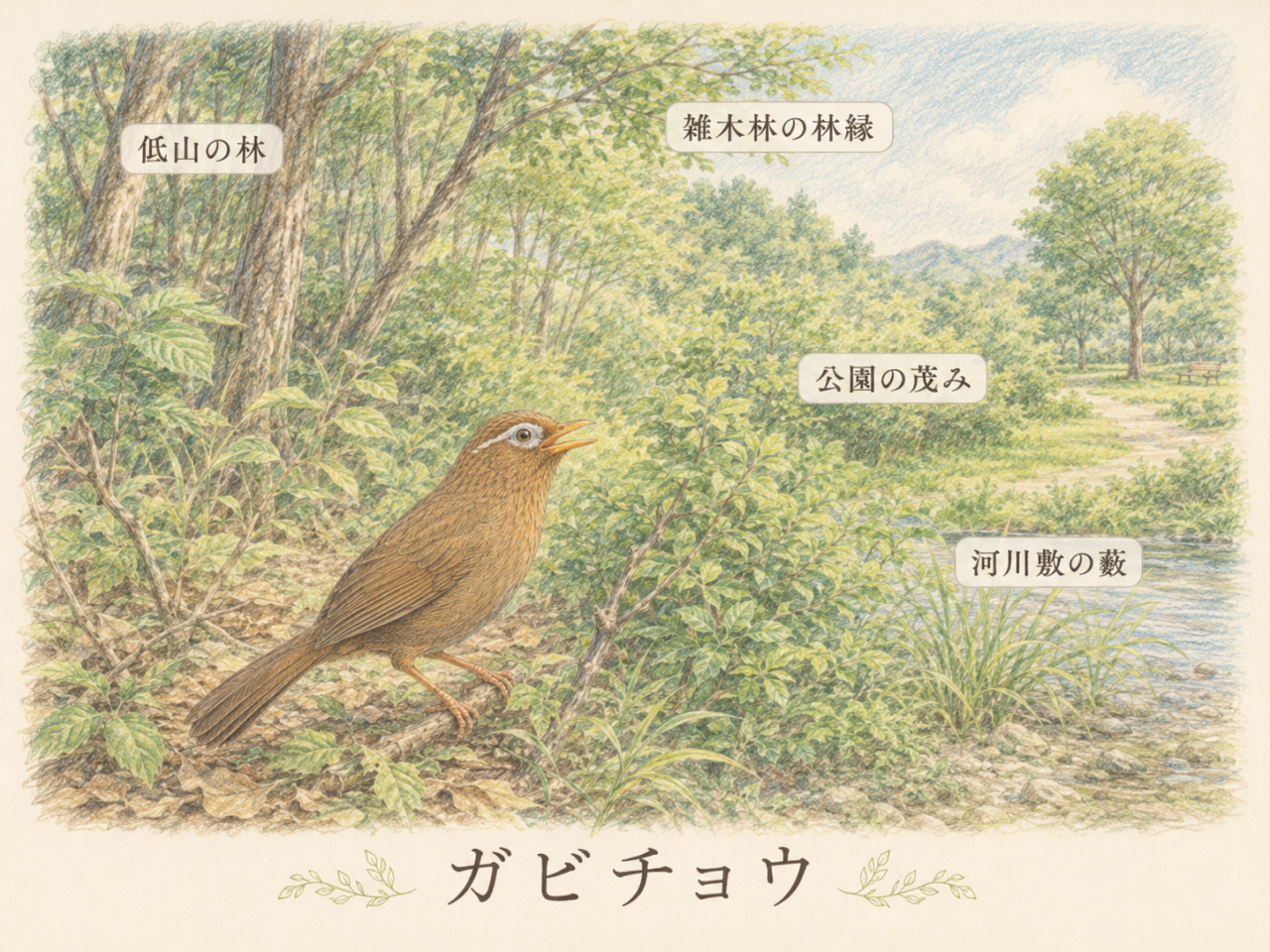 ガビチョウの生息地はどこ?