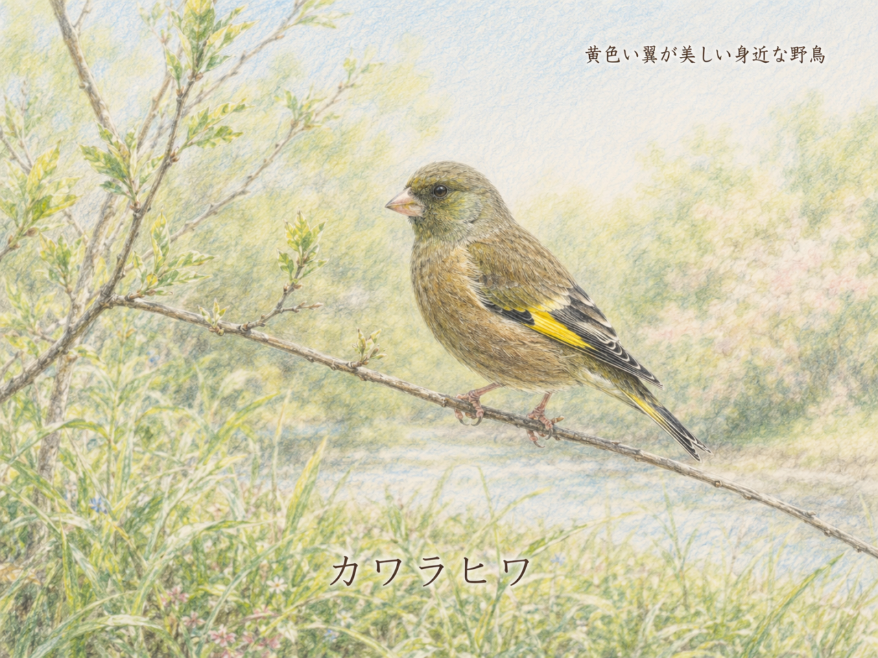 まとめ|カワラヒワは黄色い翼が美しい身近な野鳥