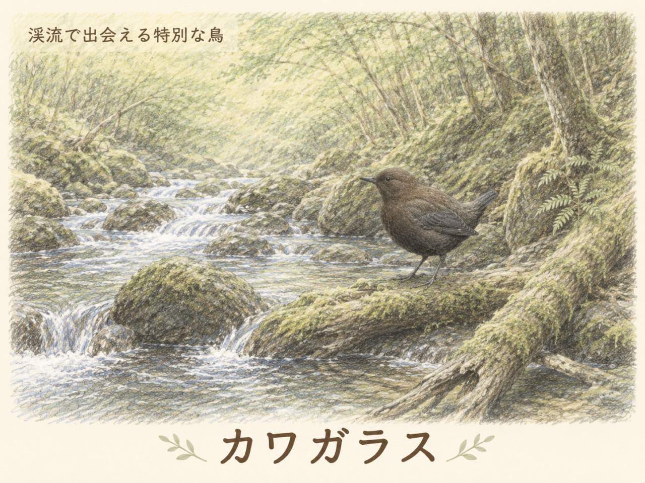 カワガラスは珍しい鳥?