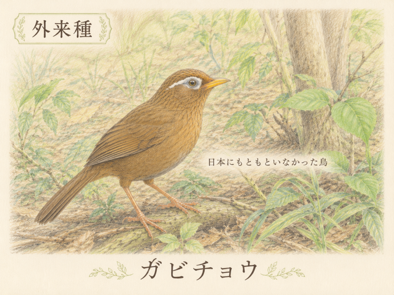 ガビチョウは外来種