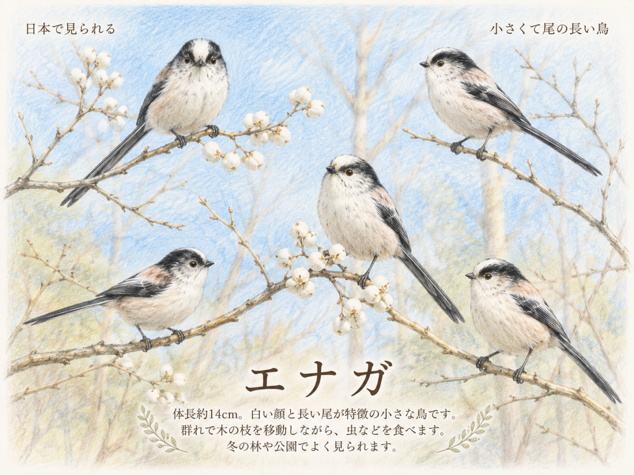 エナガは日本で見られる?生息地・特徴・鳴き声・エナガ団子まで初心者向けに解説
