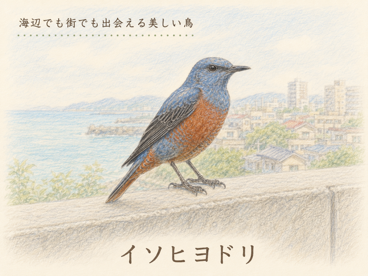 まとめ|イソヒヨドリは海辺から街へ広がる美しい野鳥