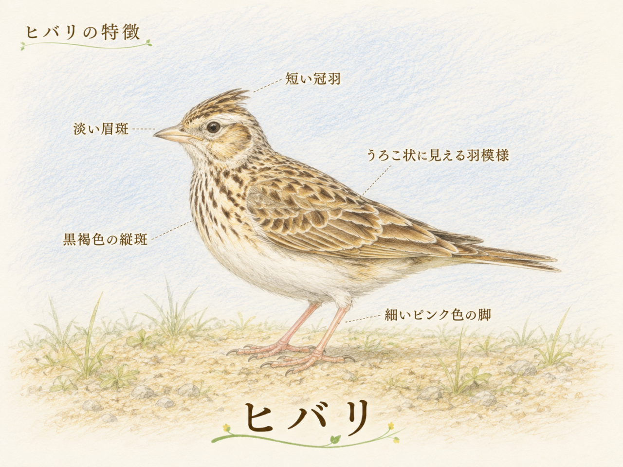 ヒバリの特徴