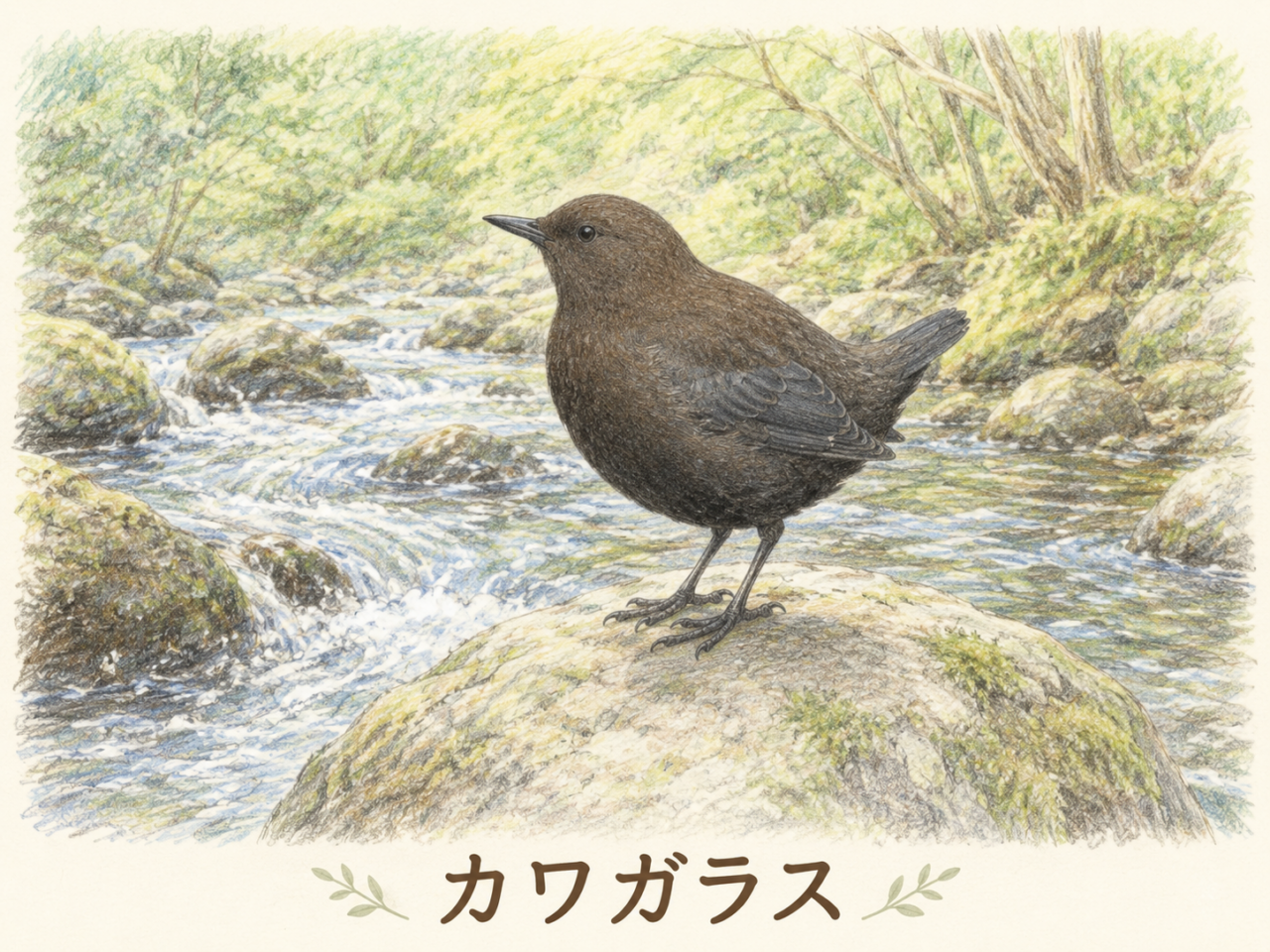 カワガラスとは?日本の生息地・鳴き声・特徴・泳ぐ姿・巣まで初心者向け完全ガイド