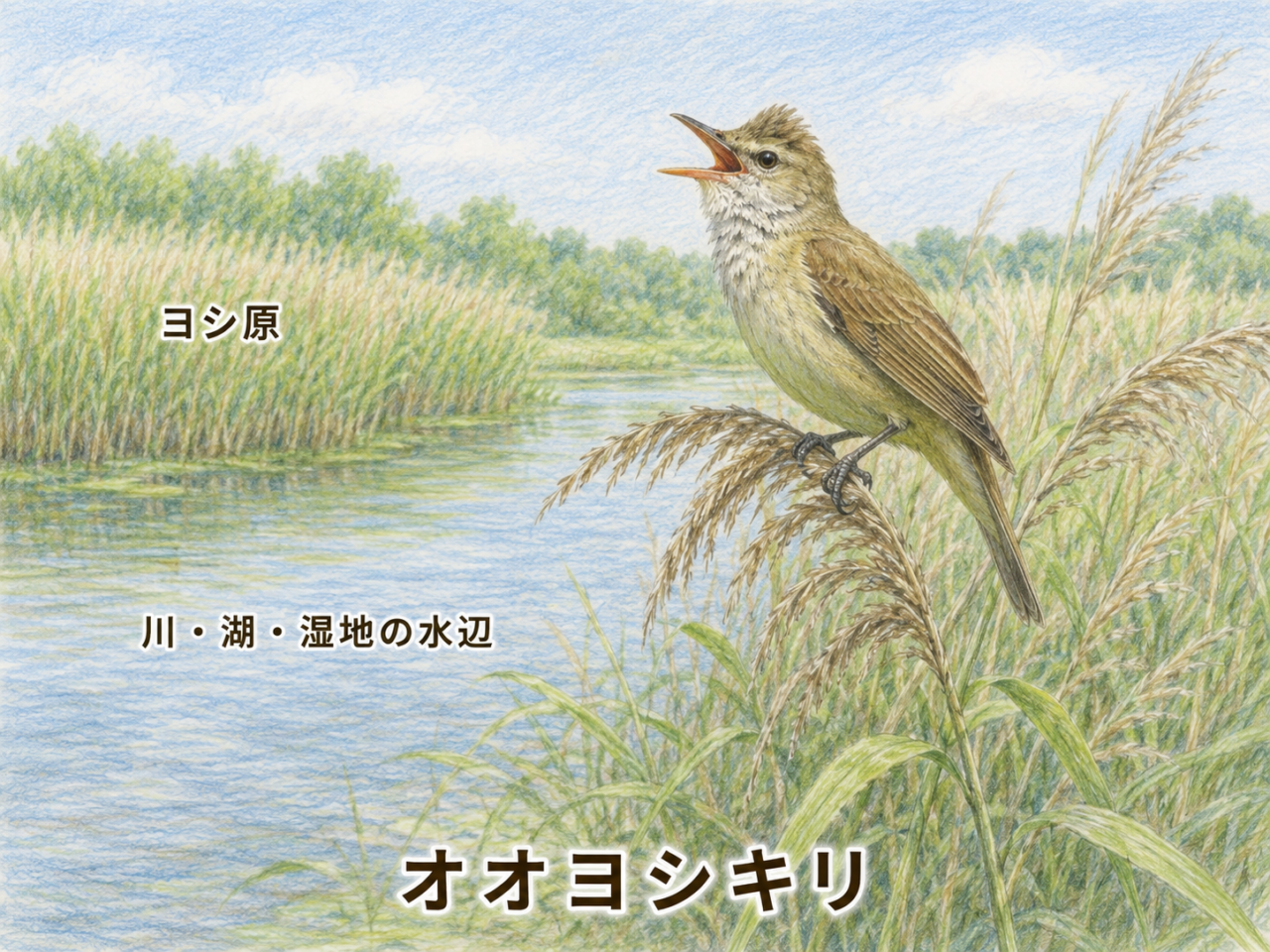 オオヨシキリの生息地