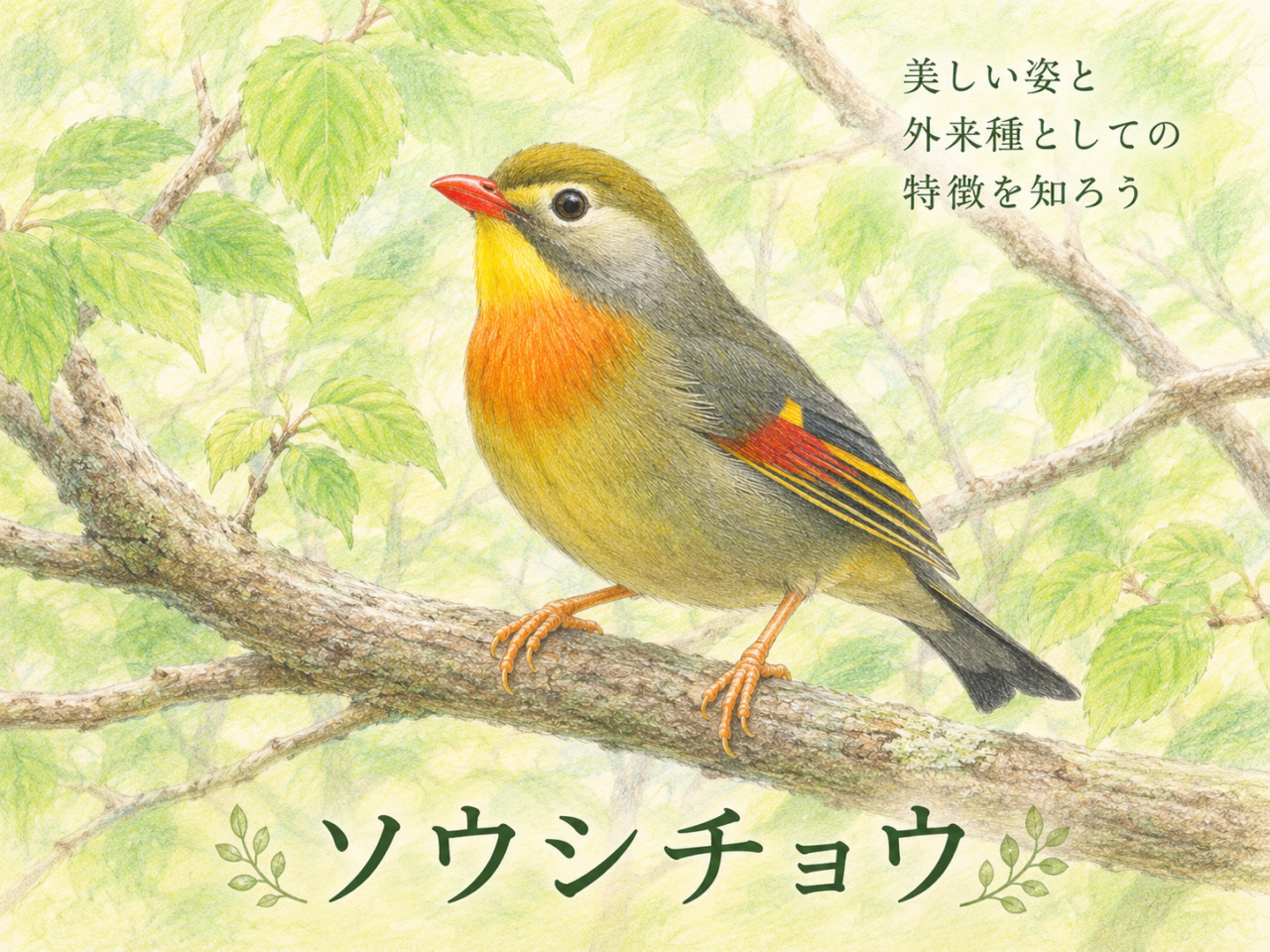 まとめ|ソウシチョウは美しい姿と外来種問題をあわせて知りたい鳥