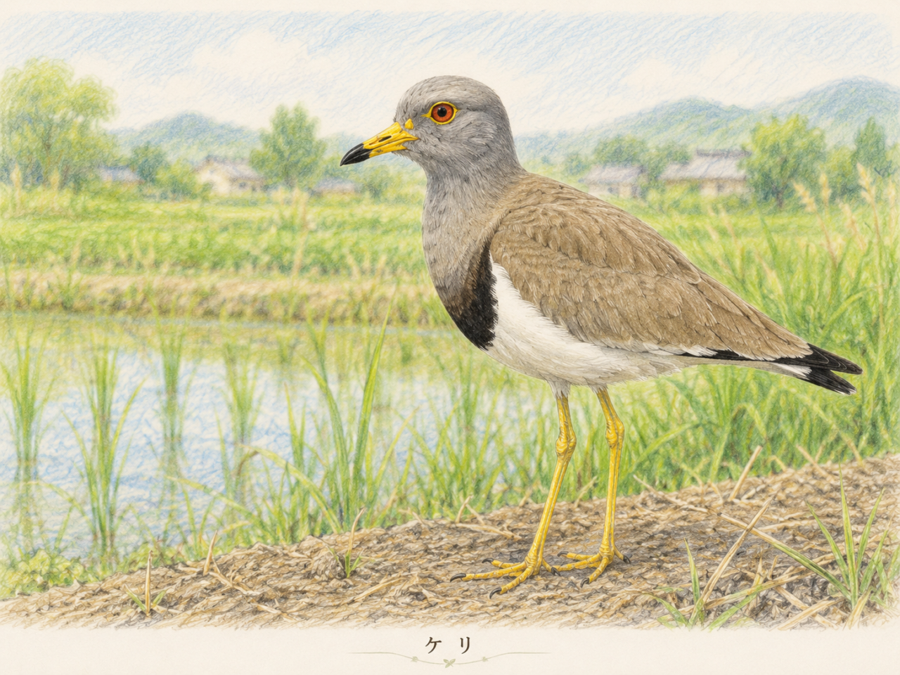 ケリとは?日本の田んぼで見られる鳴き声の大きな鳥|特徴・生息地・季節・性格を初心者向けに解説
