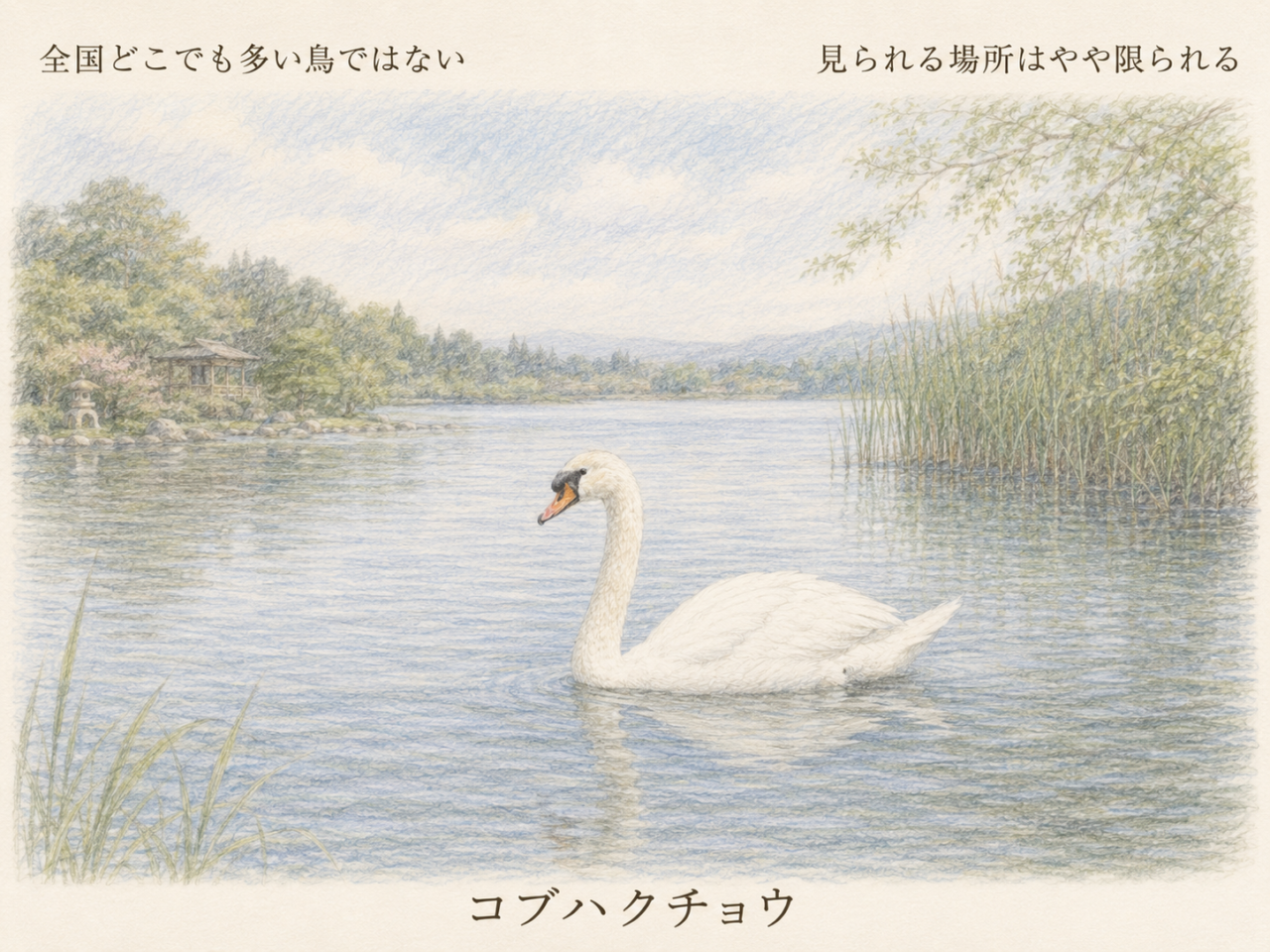コブハクチョウは珍しい鳥?