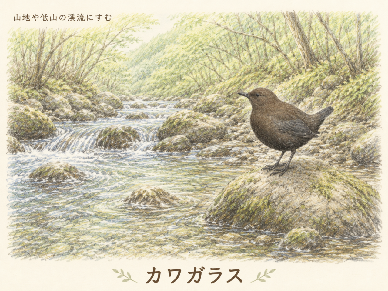 カワガラスの生息地|日本ではどこで見られる?