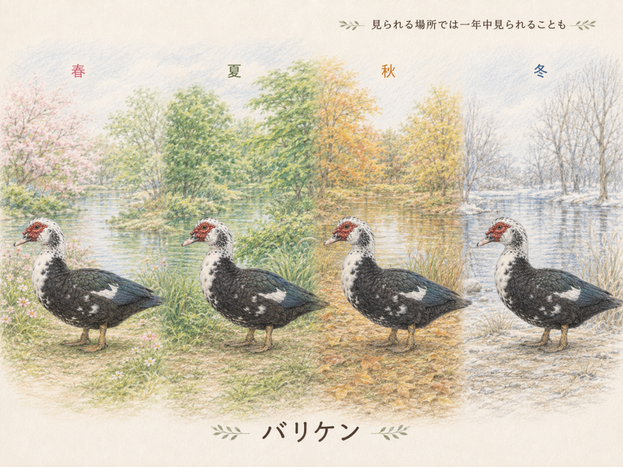 バリケンの季節|いつ見られる?
