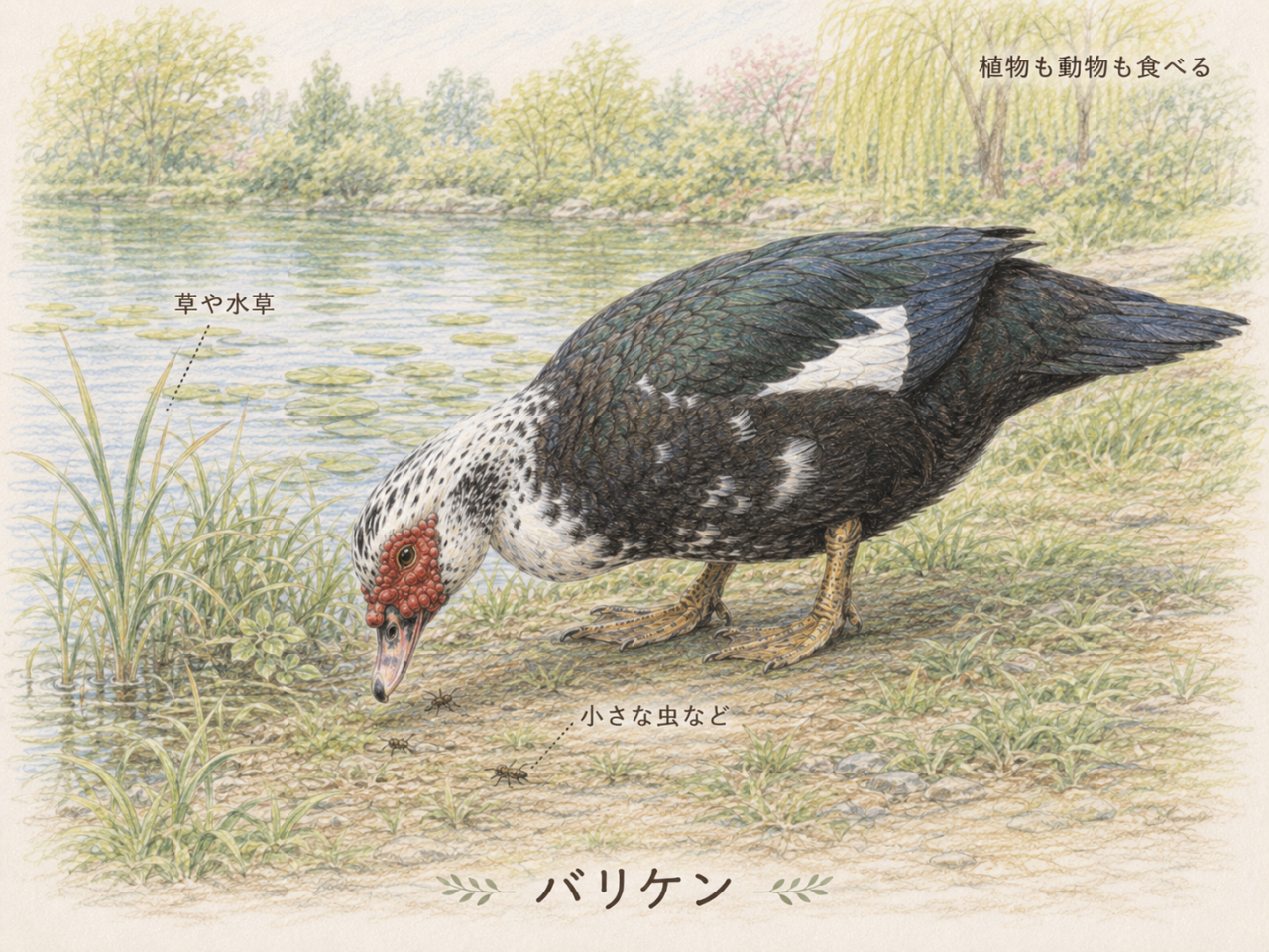 バリケンの食べ物|何を食べる?