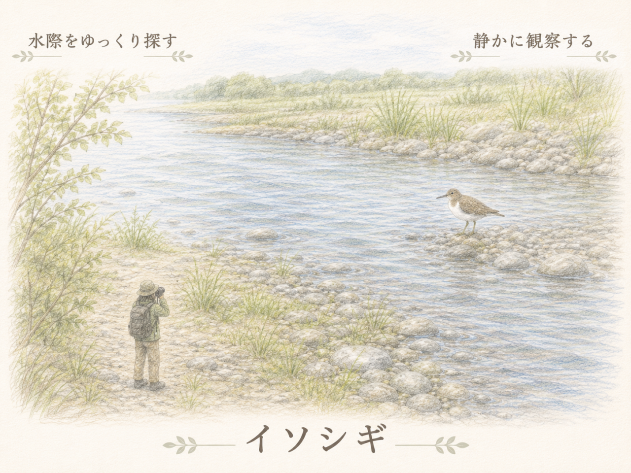初心者向け|イソシギの見つけ方