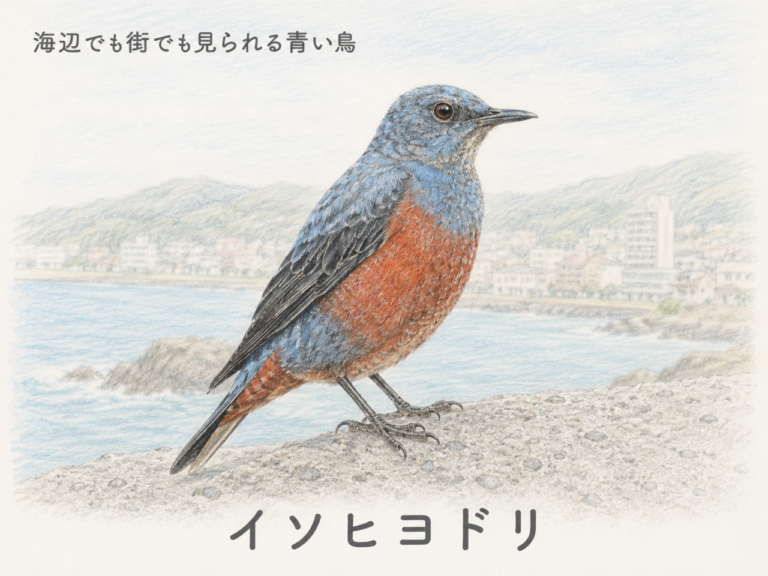イソヒヨドリとは?日本で見られる青い鳥の特徴・鳴き声・生息地を初心者向けに解説