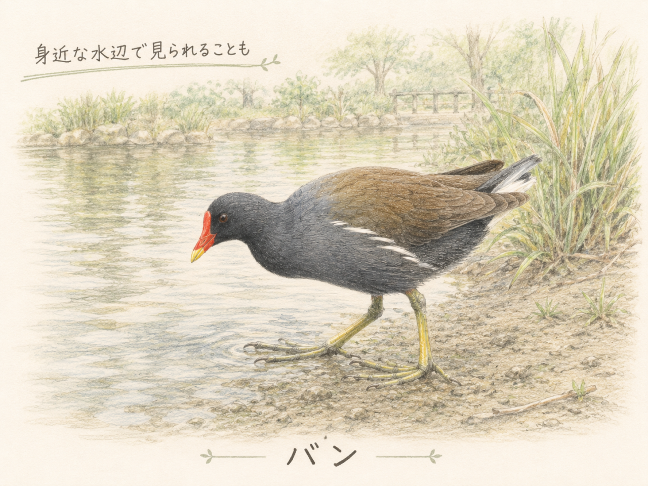 バンは珍しい鳥？