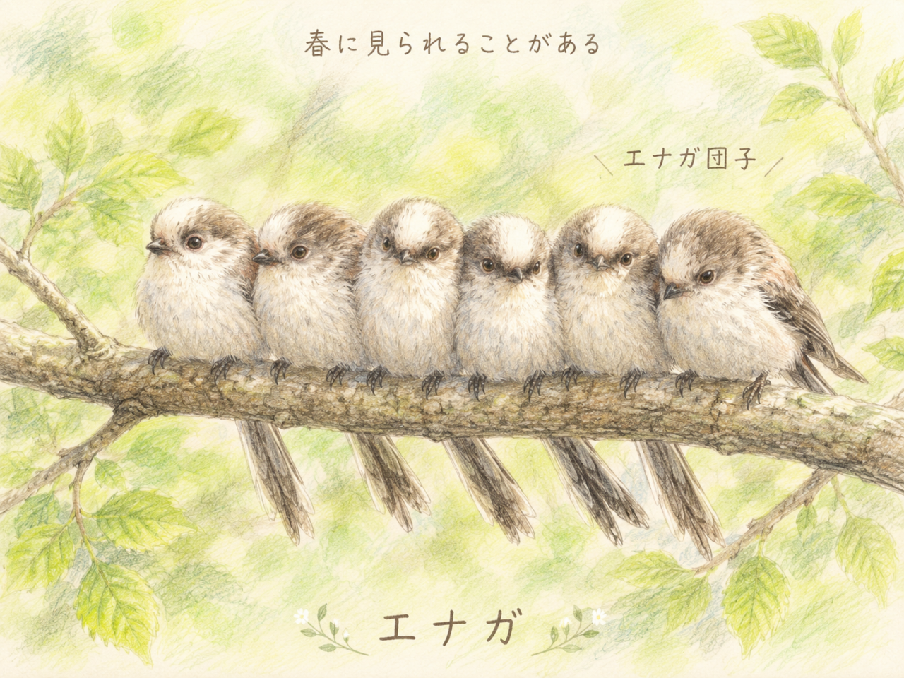 エナガ団子とは?春に見られる人気の行動