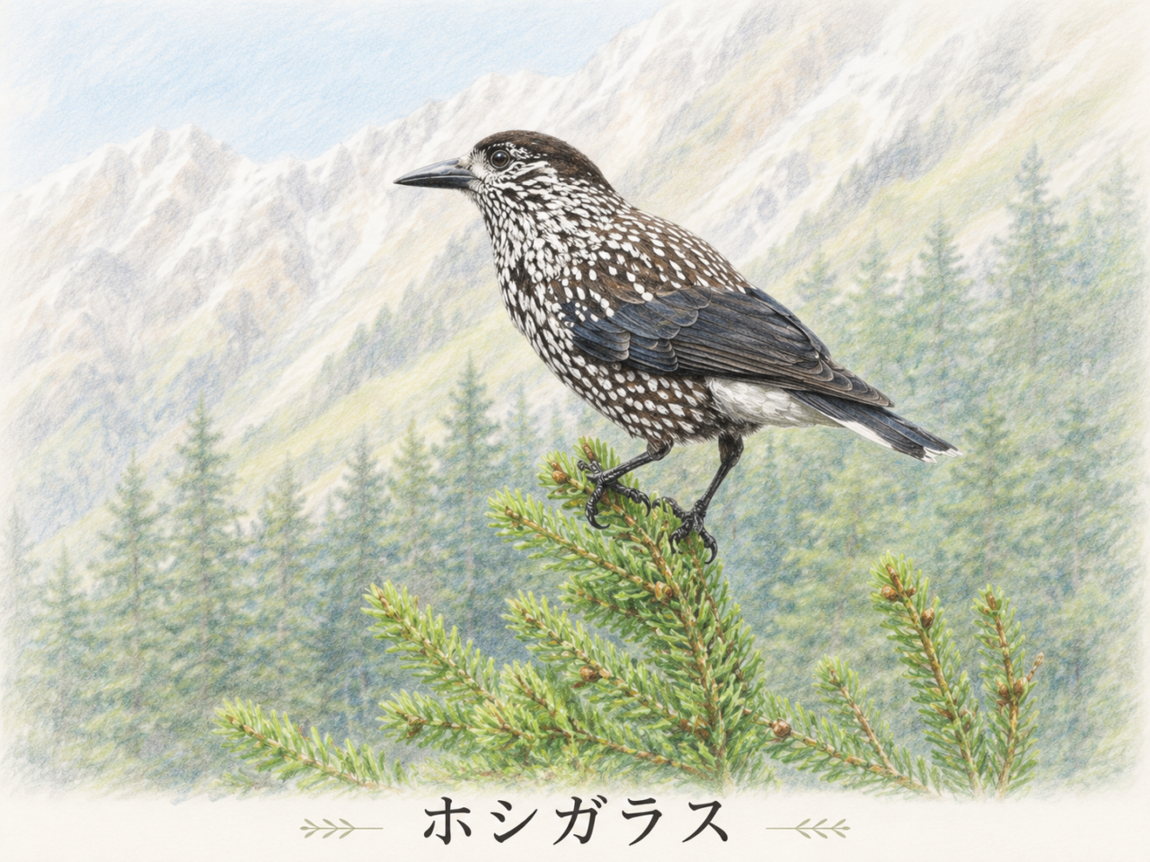 ホシガラスとは?日本で見られる生息地・鳴き声・特徴・季節・ハイマツとの関係を初心者向けに解説