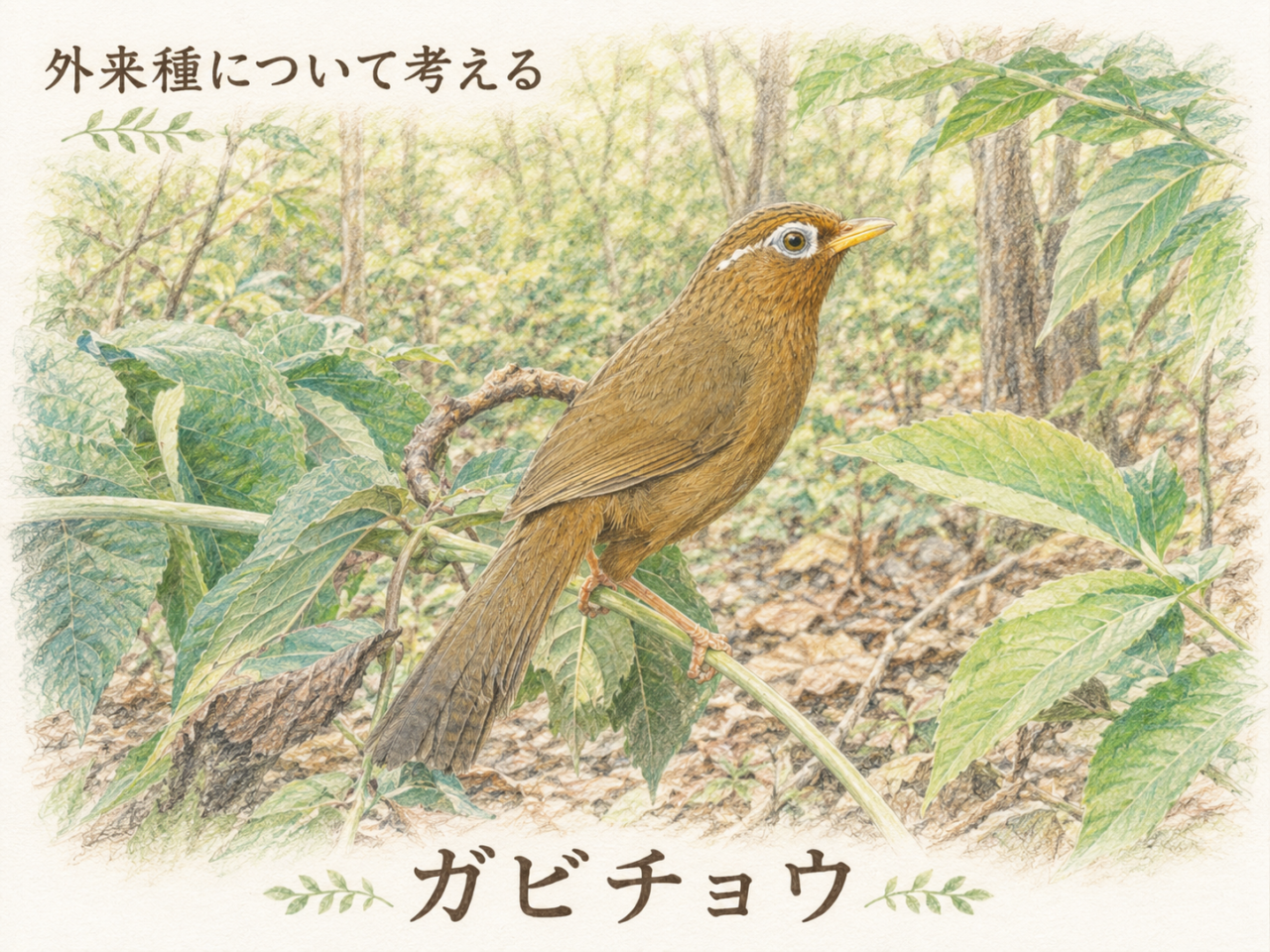 ガビチョウを通して外来種について考える