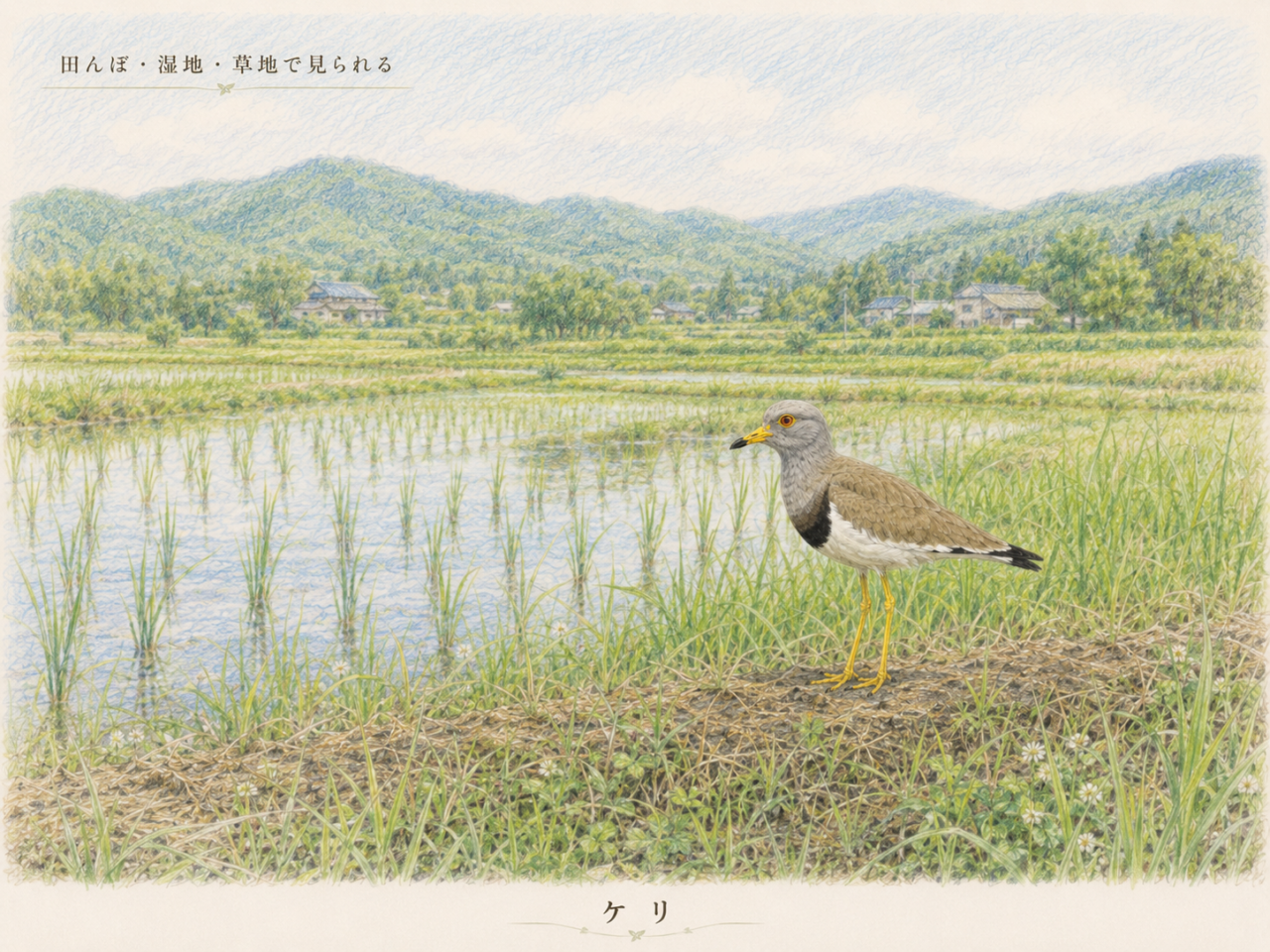 ケリの生息地|日本ではどこで見られる?