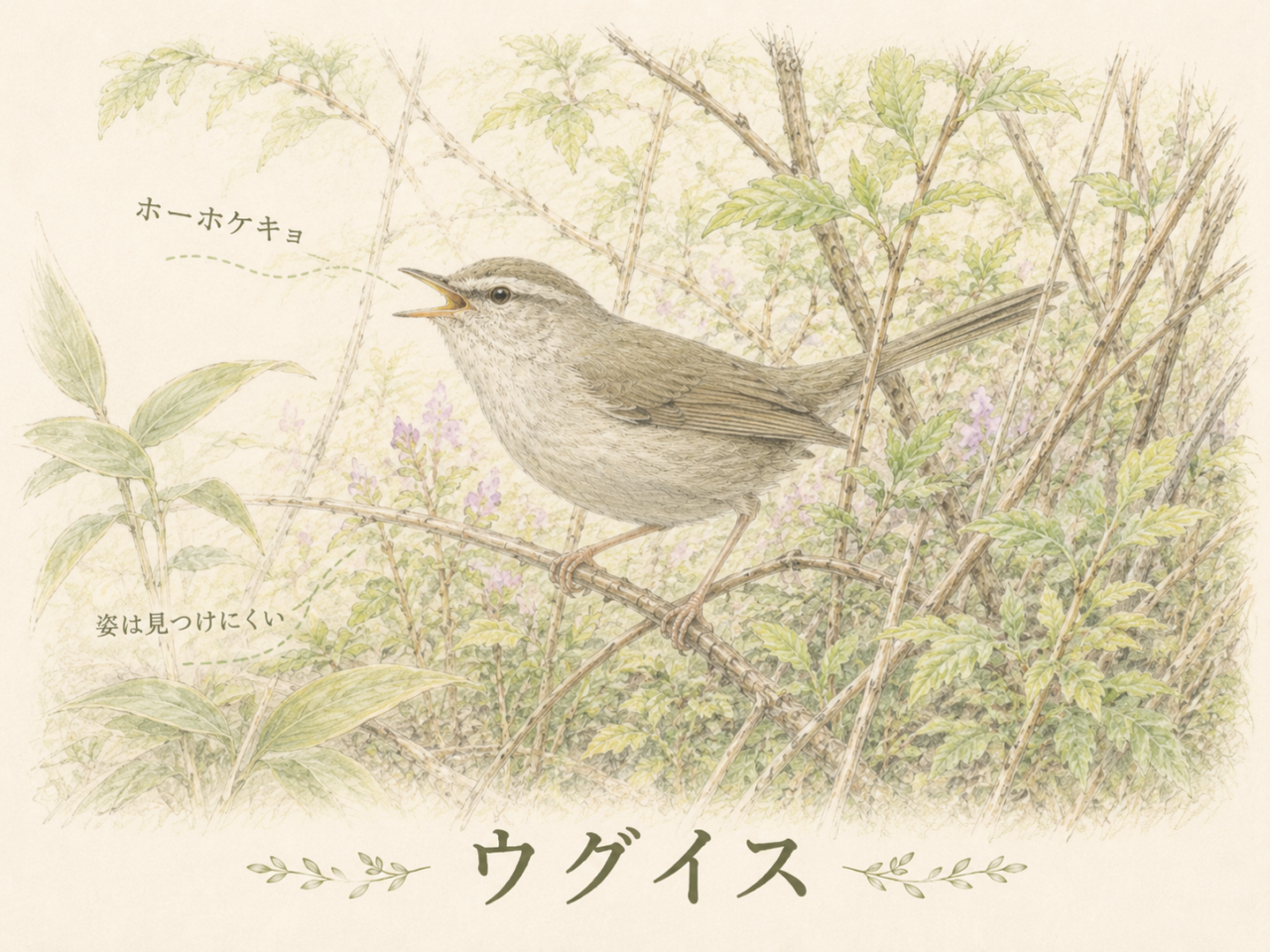 ウグイスとは?日本でおなじみの“声で気づく”野鳥