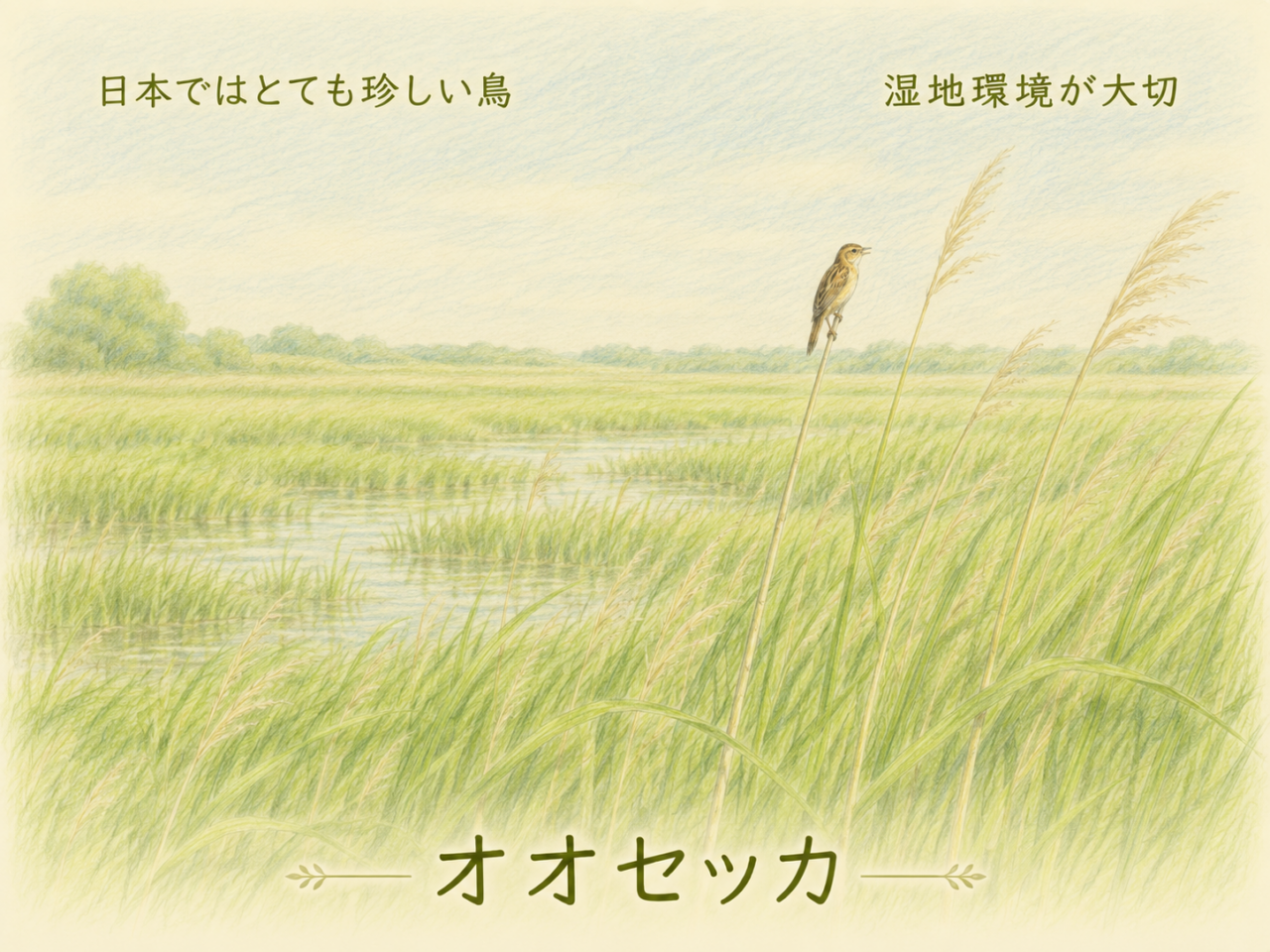 オオセッカは珍しい鳥?
