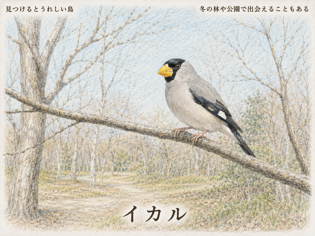 イカルは珍しい鳥?