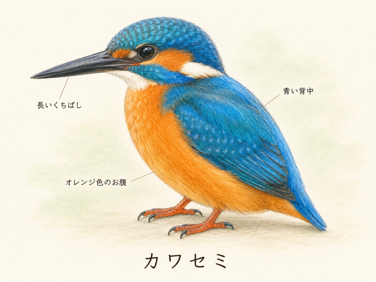 カワセミの特徴|初心者がまず覚えたい見分け方