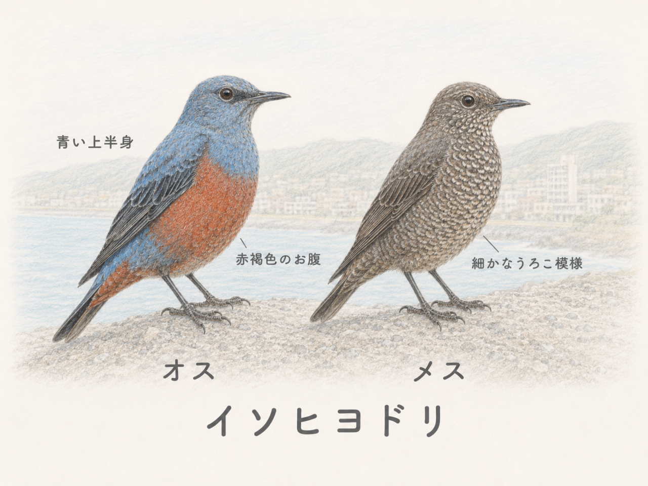 イソヒヨドリの特徴