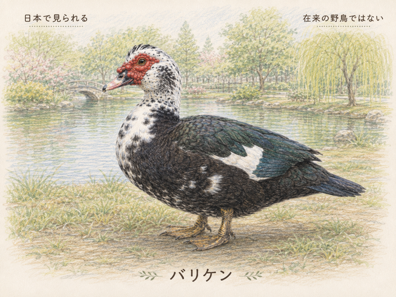 バリケンは日本の野鳥なの?